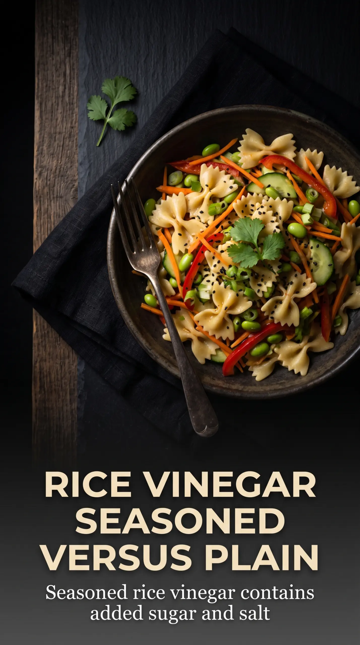 Asian Pasta Salad crunchy sesame-ginger