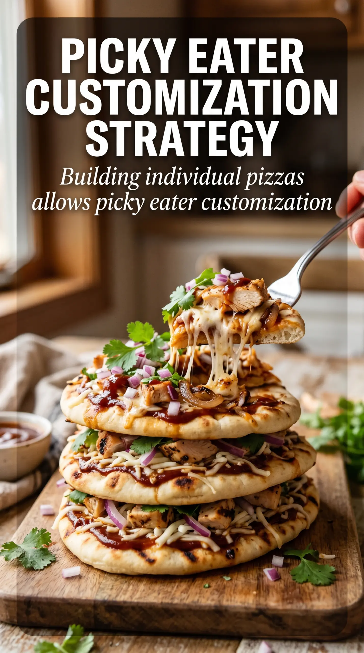 BBQ Chicken Naan Pizzas grilled cheesy cilantro