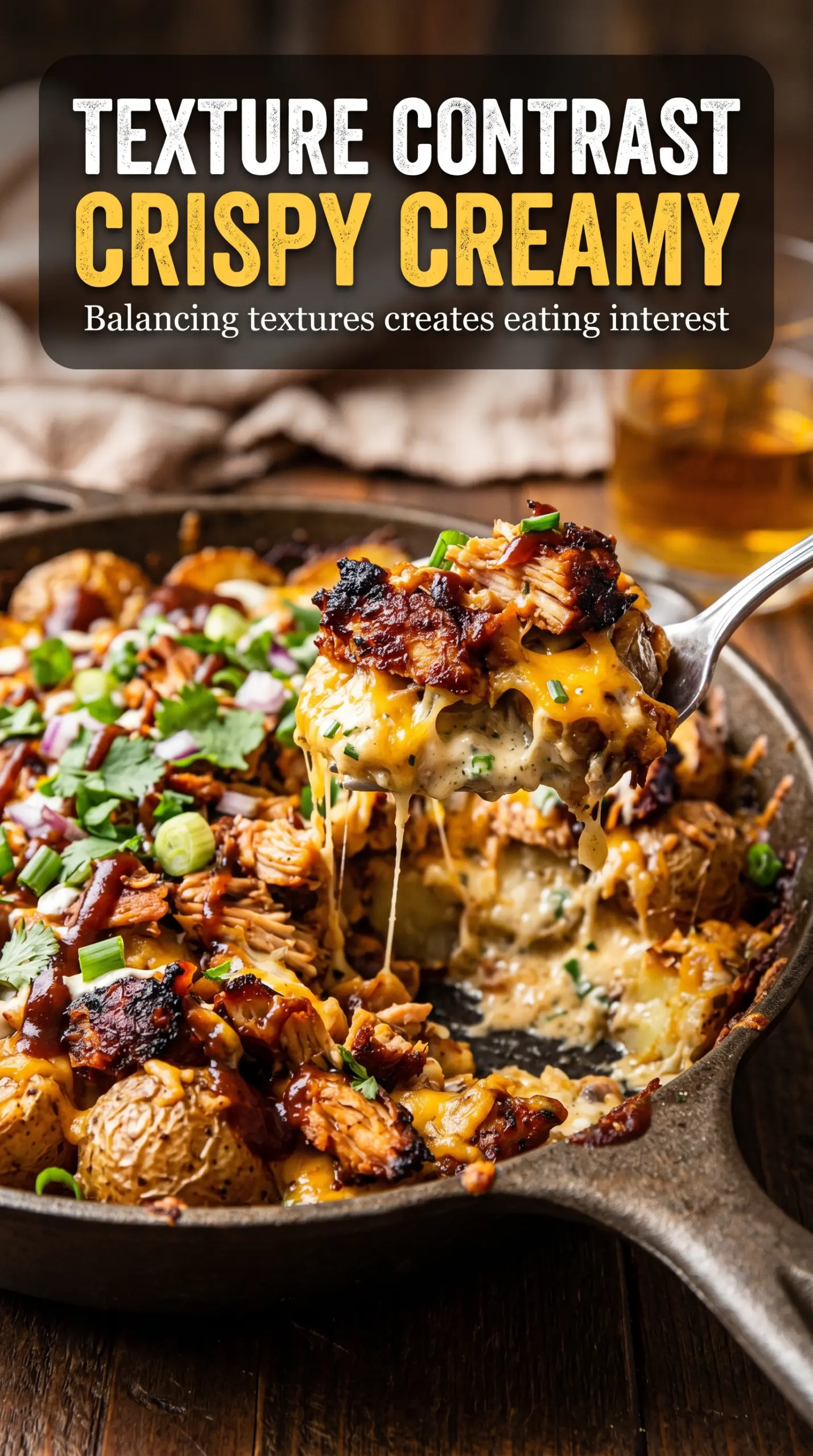 BBQ Chicken Potato Skillet smoky skillet dinner