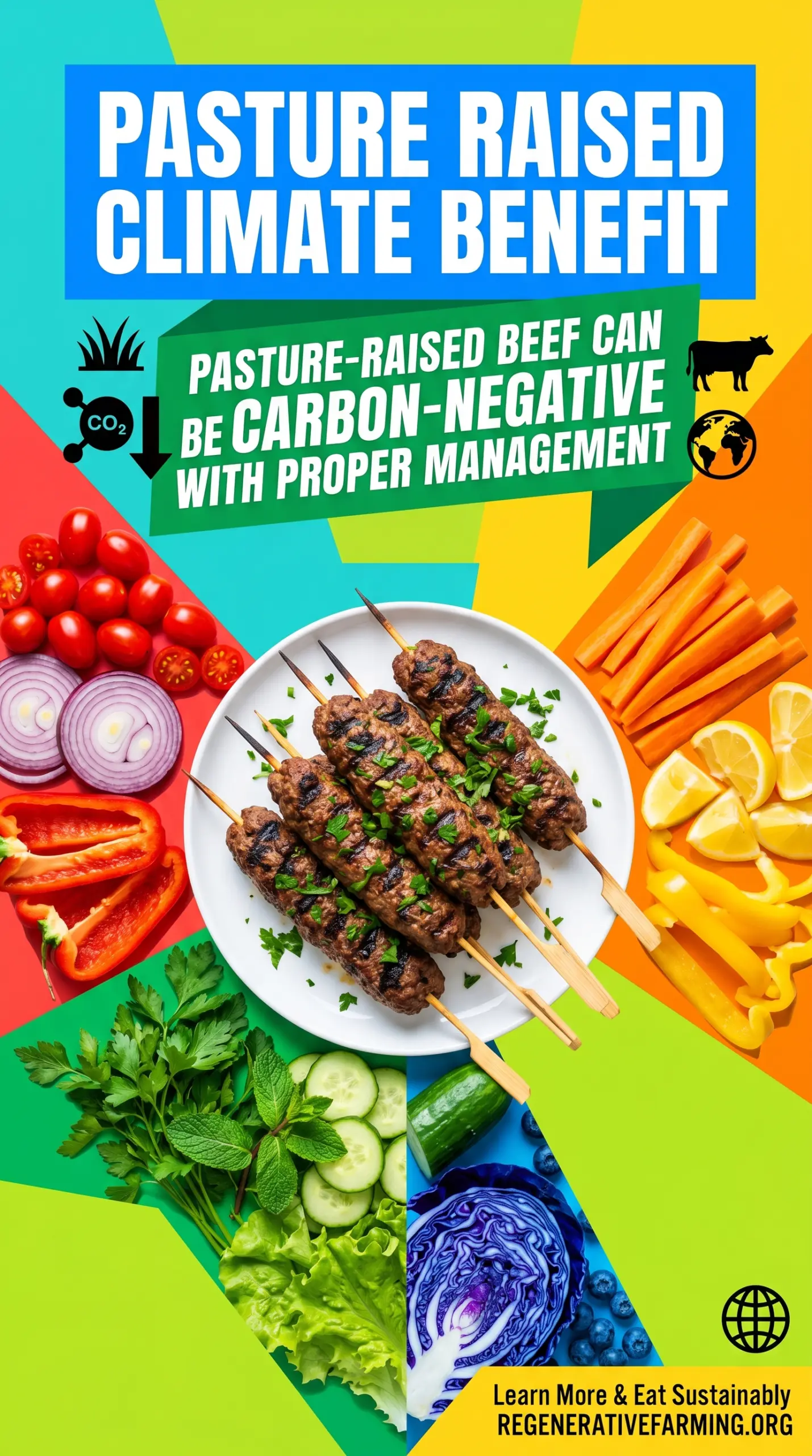 Ground meat kebabs onion herbs charred grill