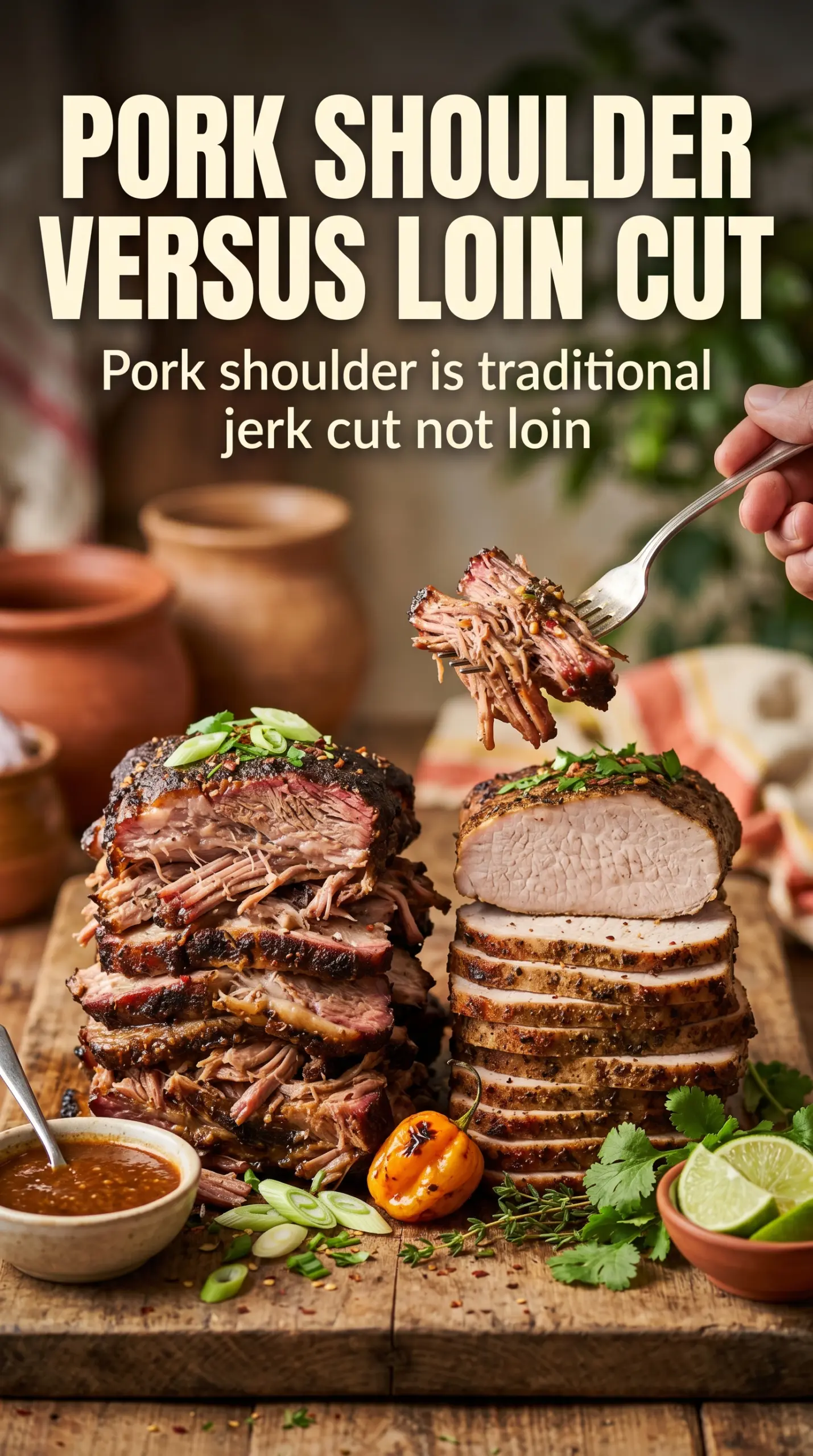Caribbean Jerk Smoked Pork smoky spicy pork