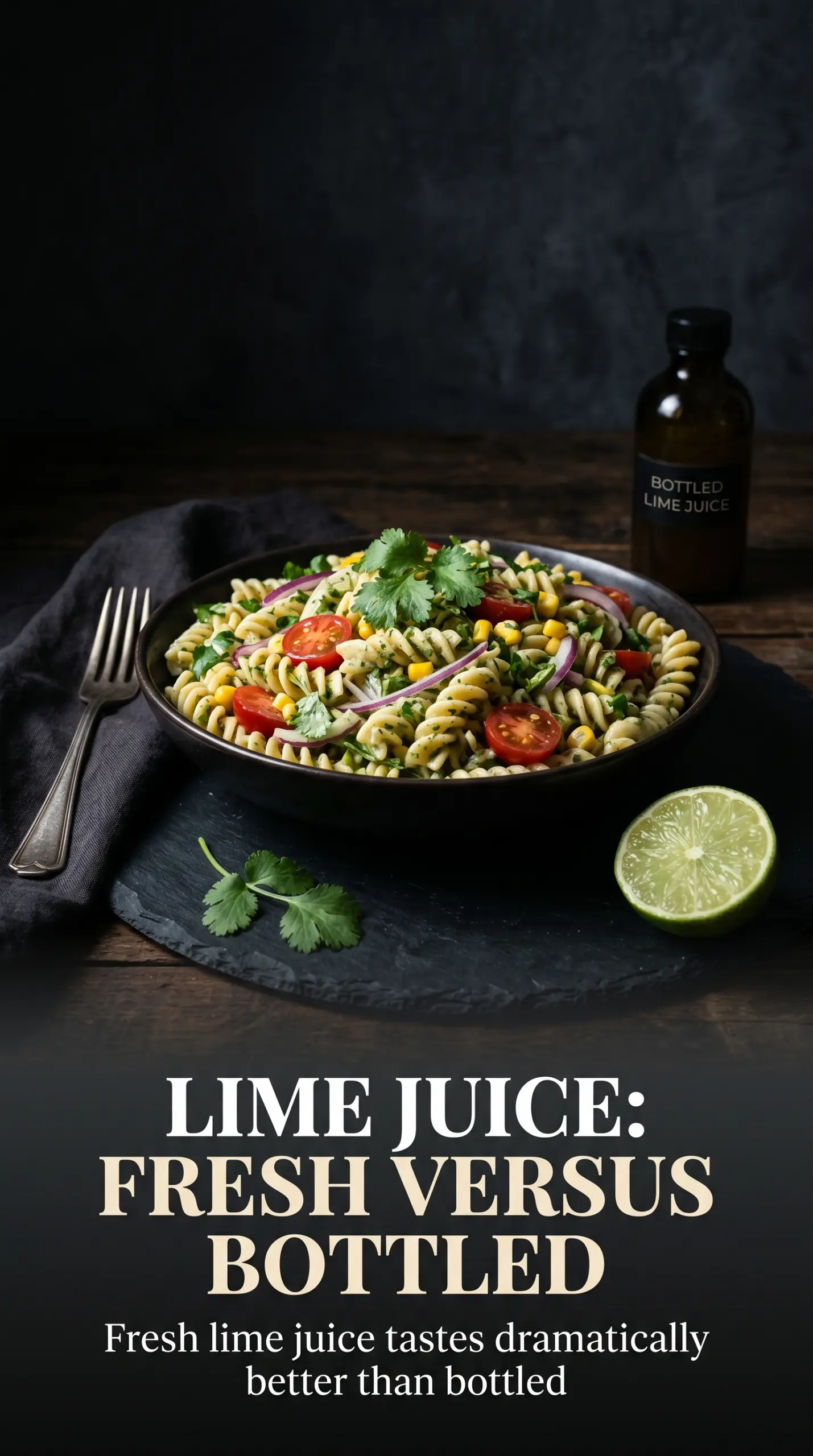 Cilantro Lime Pasta Salad fresh zesty vibrant