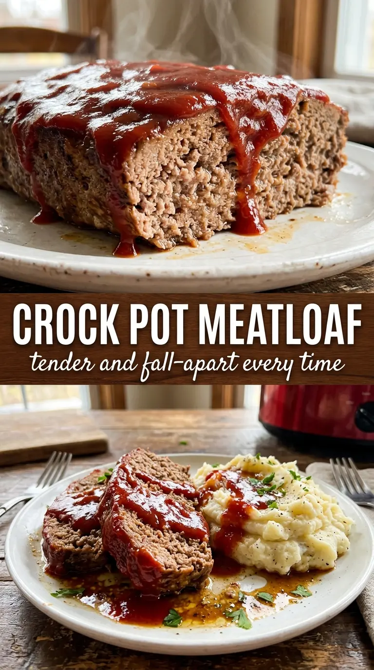 Cooked meatloaf with glaze