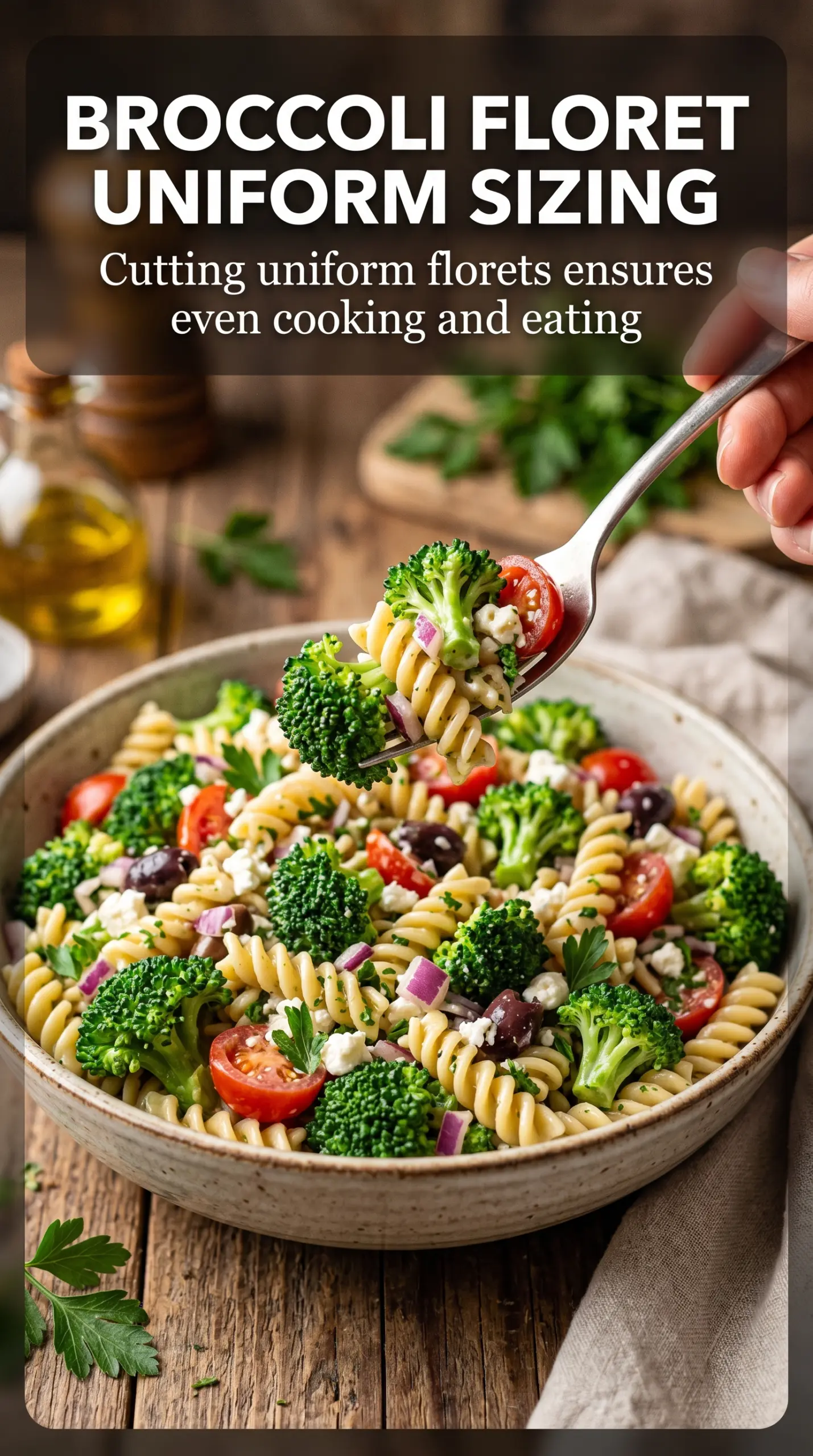 Fresh Broccoli Pasta Salad with creamy dressing, bacon, and cranberries