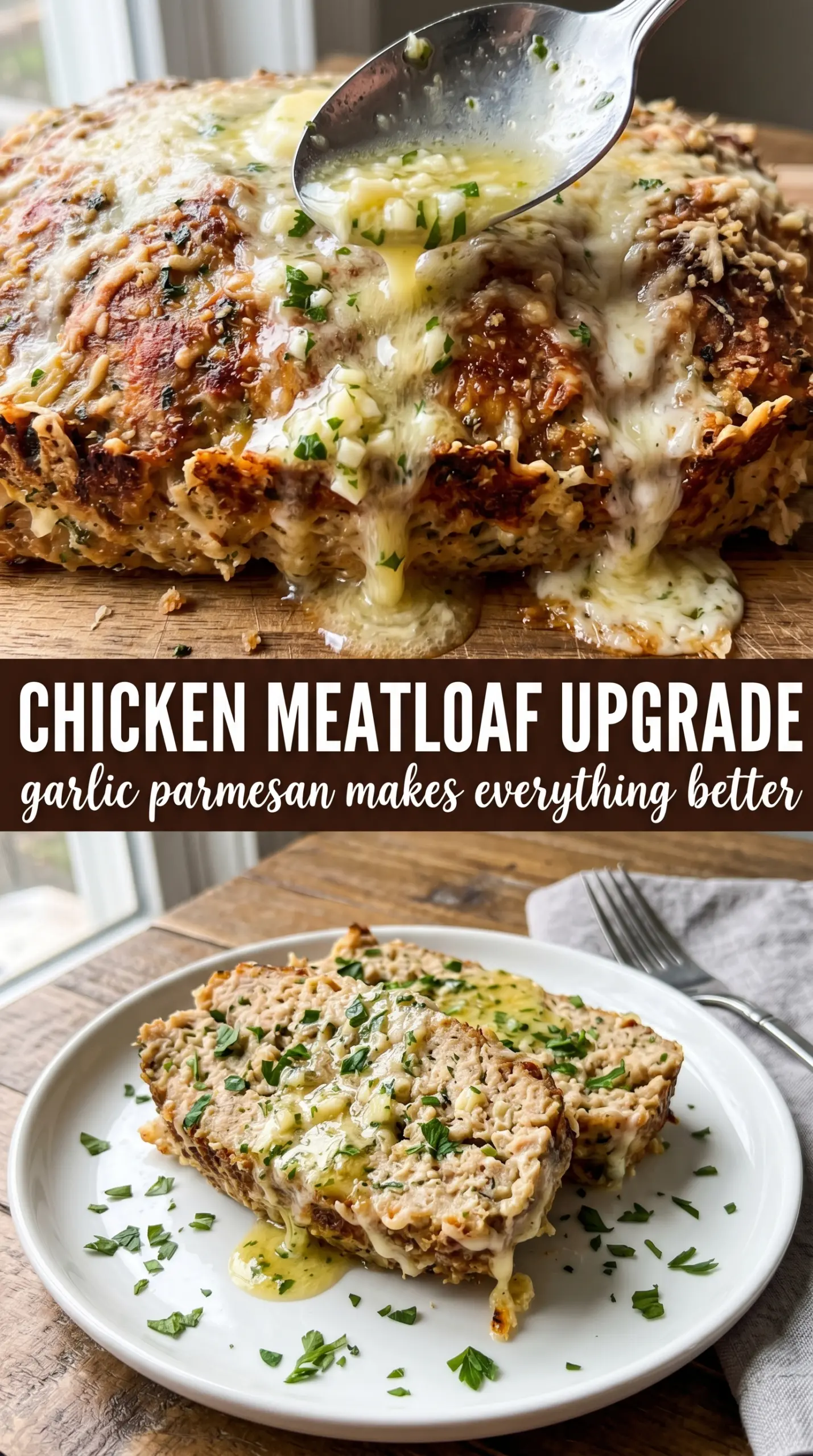 Cooked meatloaf with glaze