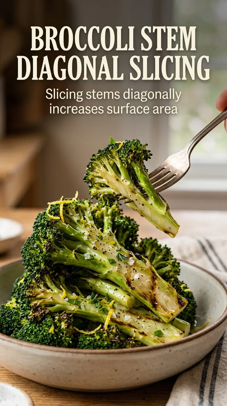 Grilled Broccoli charred lemon-garlic