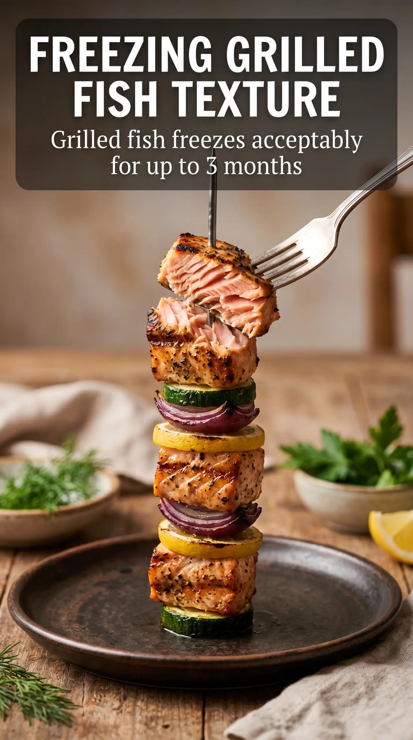 Grilled Salmon Kebabs lemon-herb grilled fish