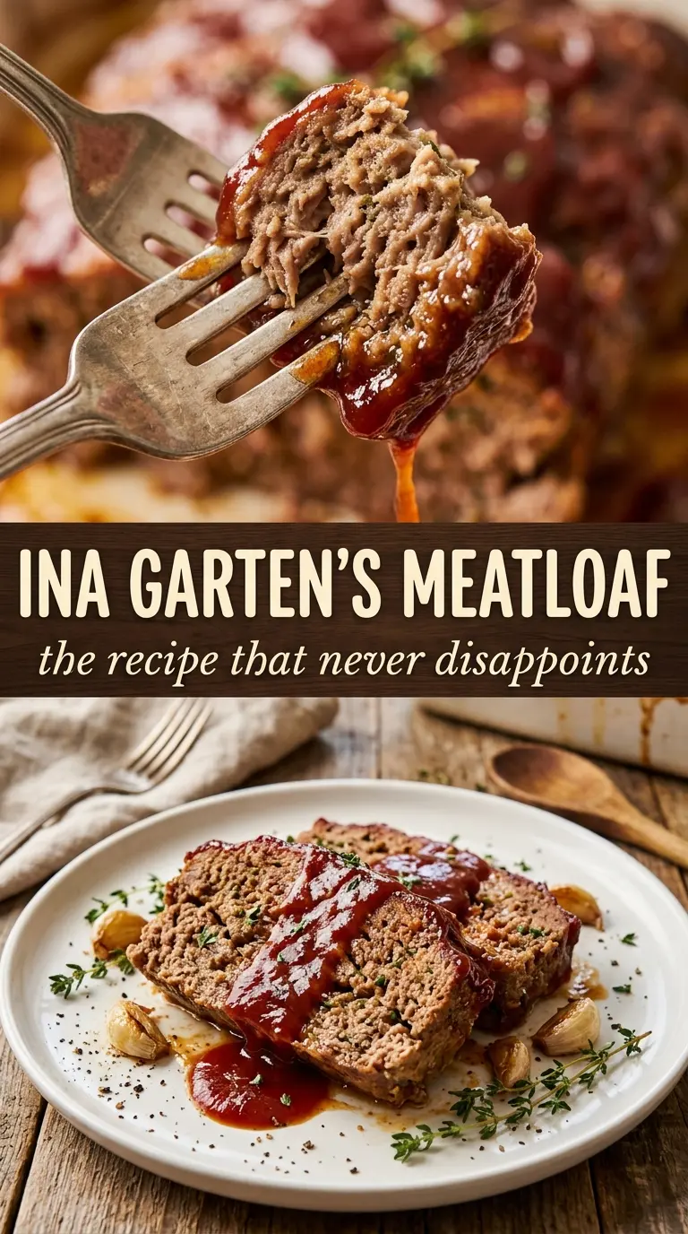 Ina Garten's Meatloaf savory glazed homemade