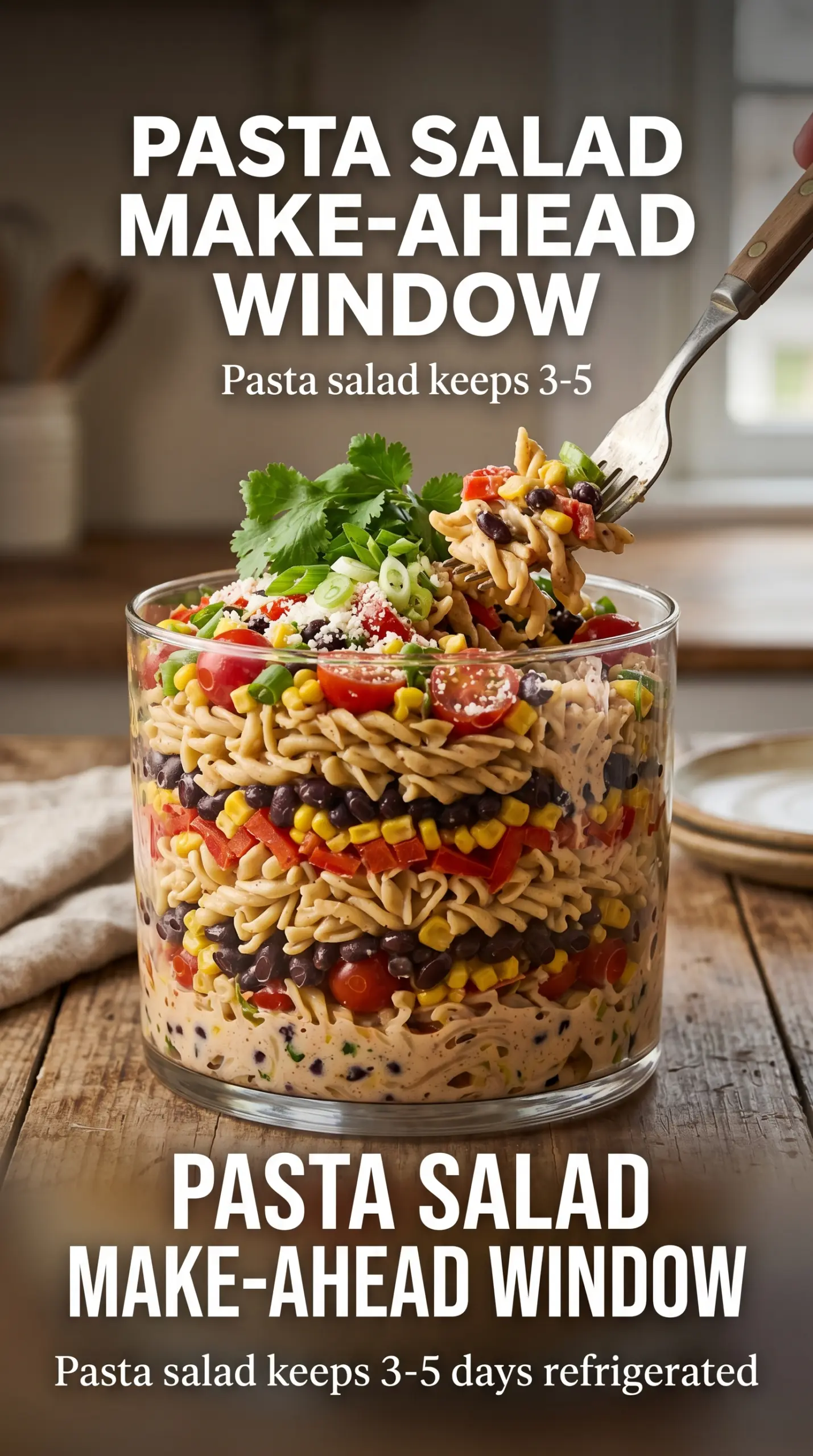 Mexican Pasta Salad creamy colorful fresh