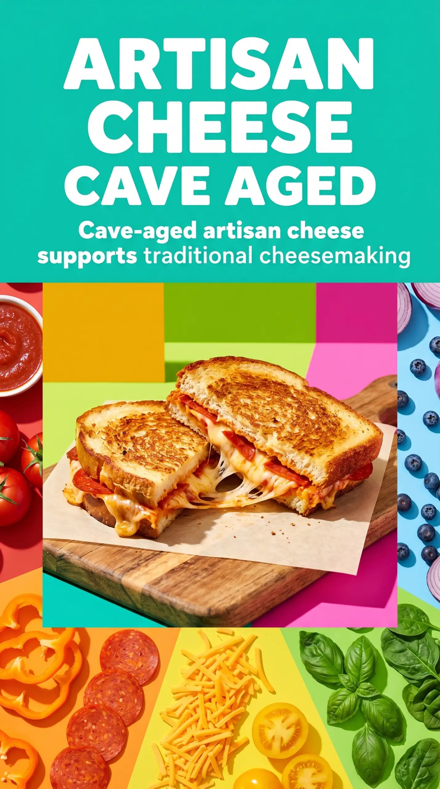 Pizza Grilled Cheese crispy melty pepperoni