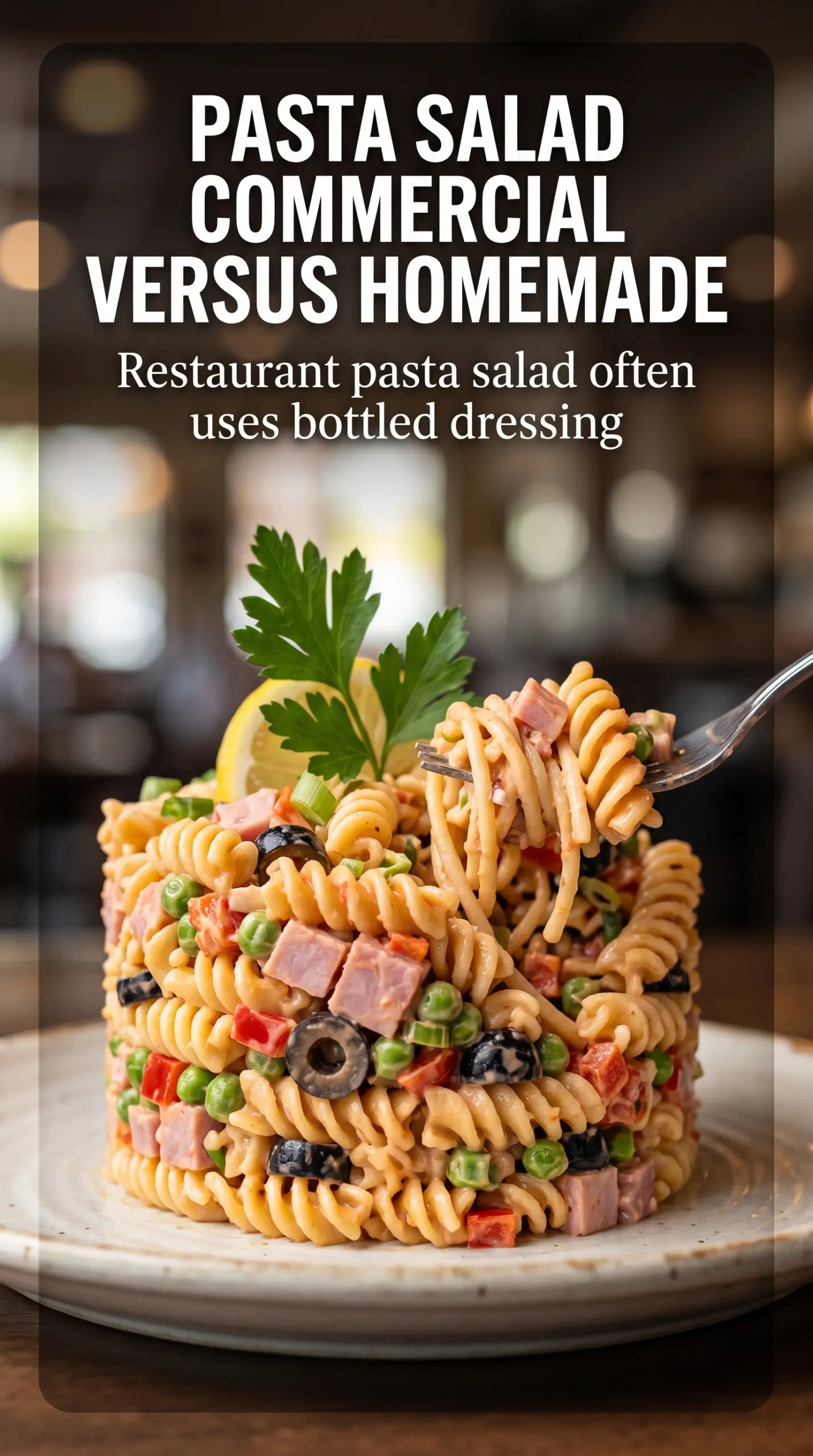 Ruby Tuesday Pasta Salad creamy broccoli bacon