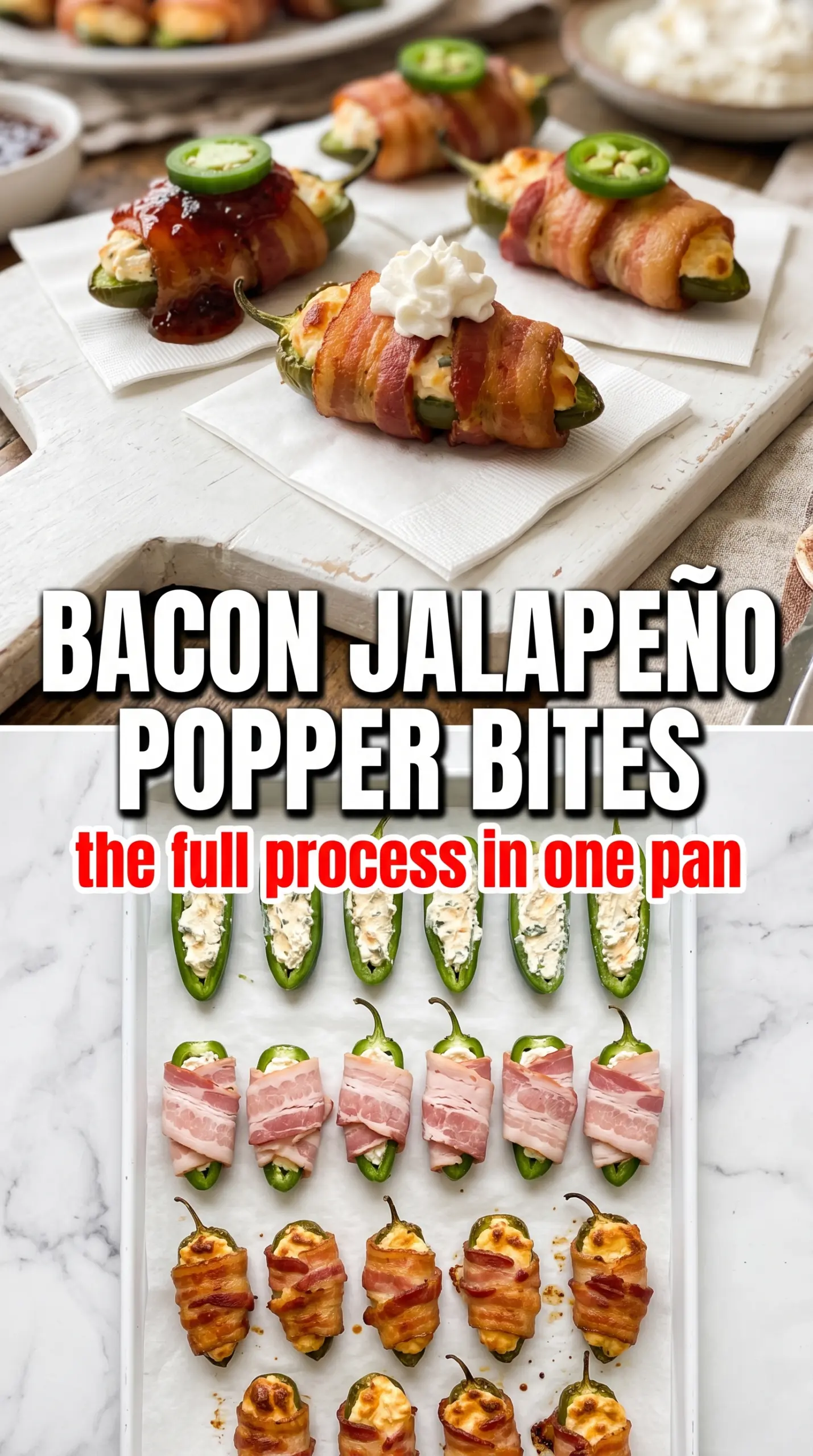 Bacon Jalapeño Popper Bites crispy creamy spicy