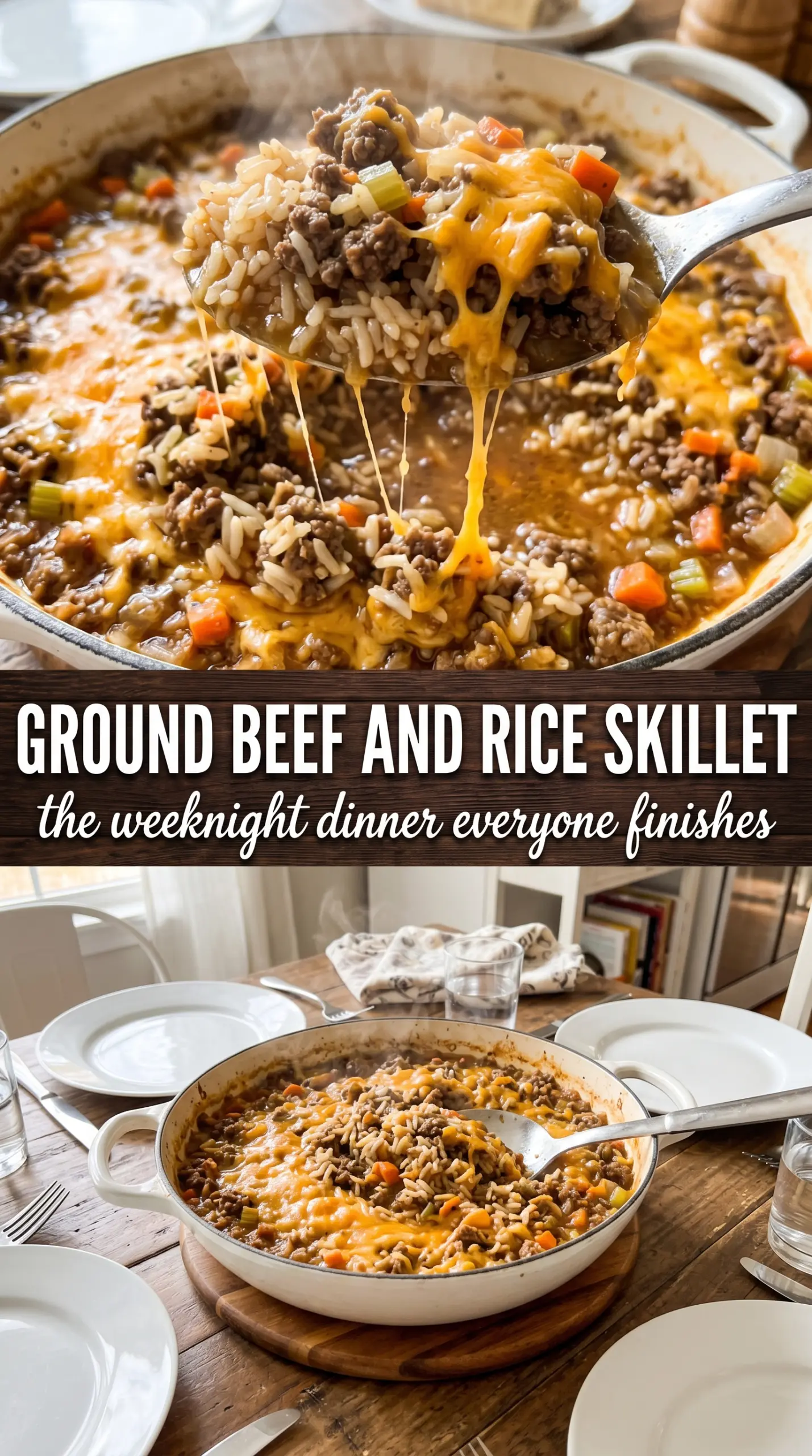 Prepared recipe ready to serve
