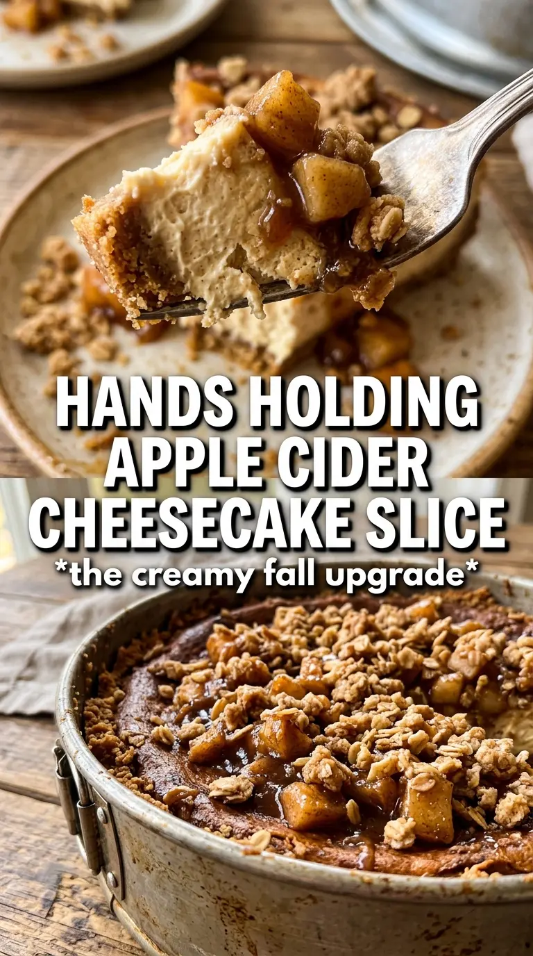 Apple Cider Cheesecake creamy spiced dessert