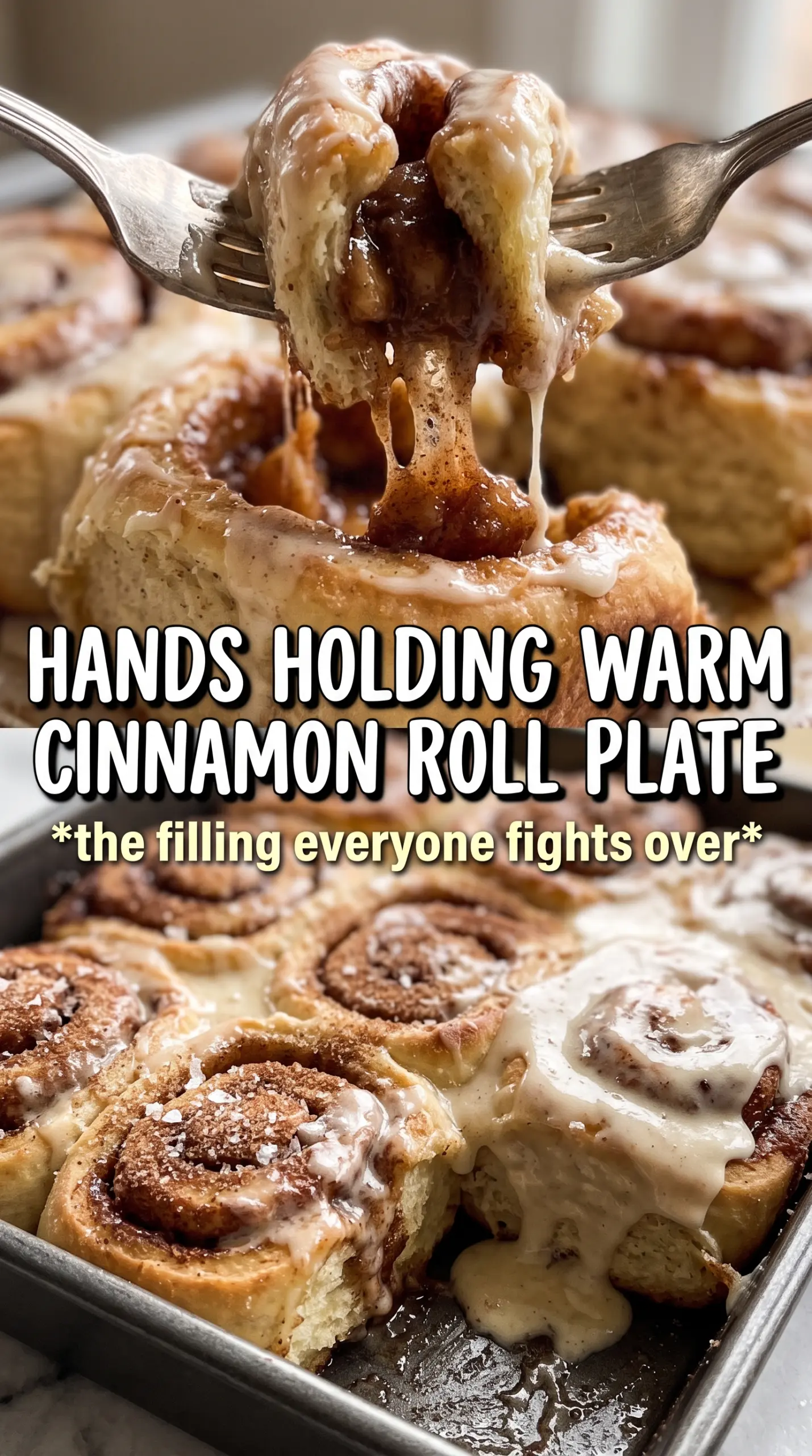 Apple cinnamon rolls caramelized glaze golden swirls