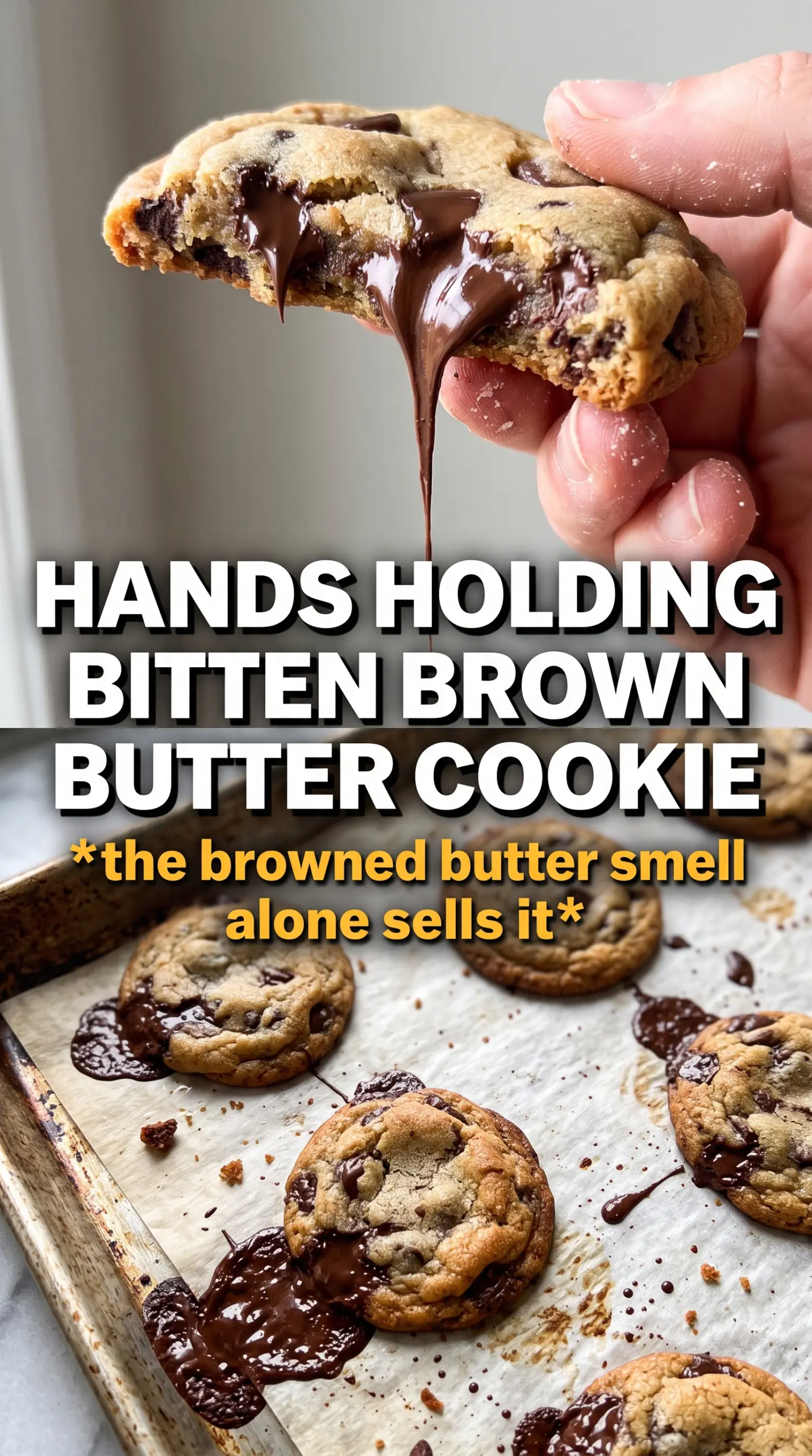 Brown Butter Pumpkin Chocolate Chip Cookies golden chewy chocolatey