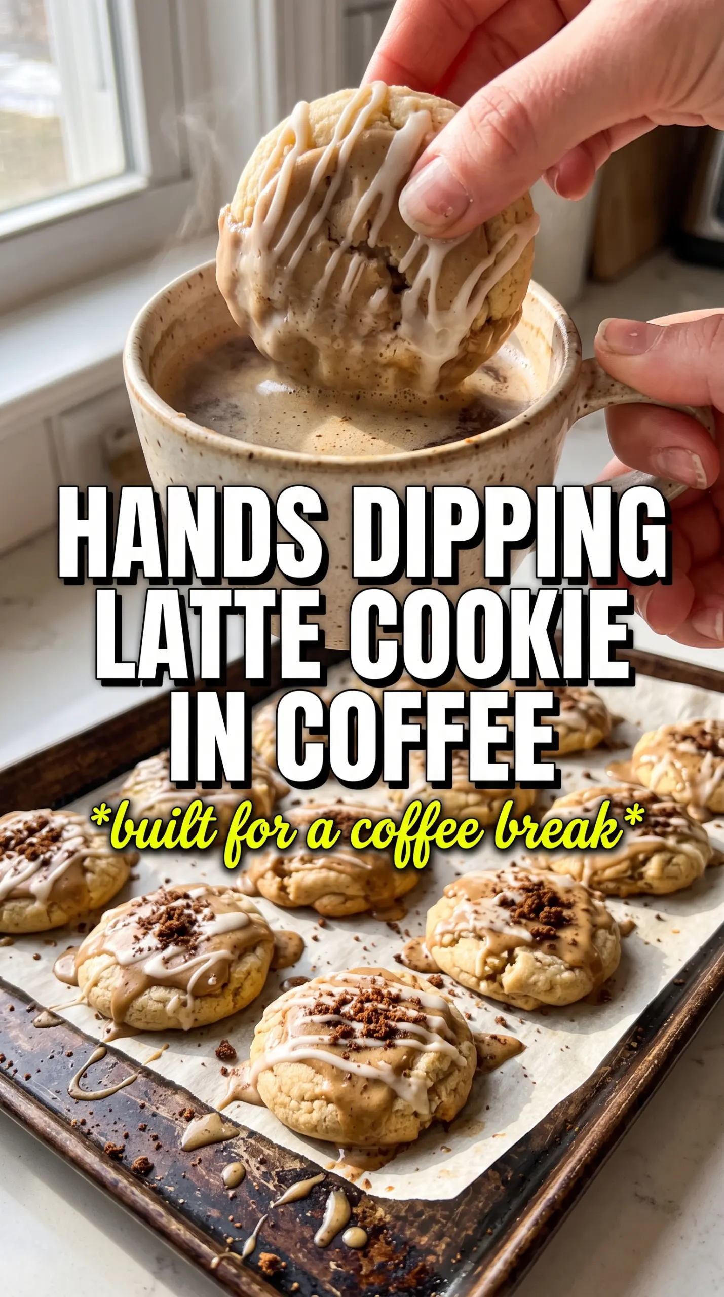 Brown Butter Pumpkin Oatmeal Latte Cookies chewy spiced toffee