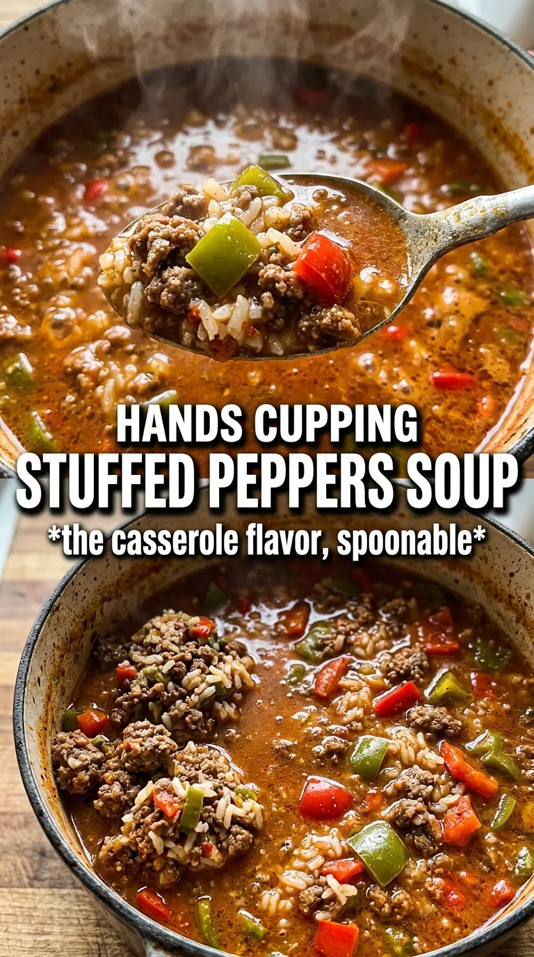 Stuffed Peppers Soup hearty tomato broth